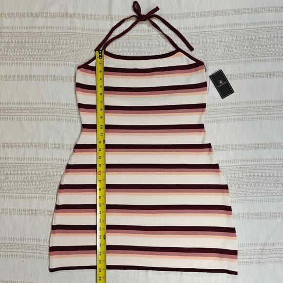 Volcom Gurrl Crush Striped Halter Dress Size XL (12) NWT - Picture 4 of 6